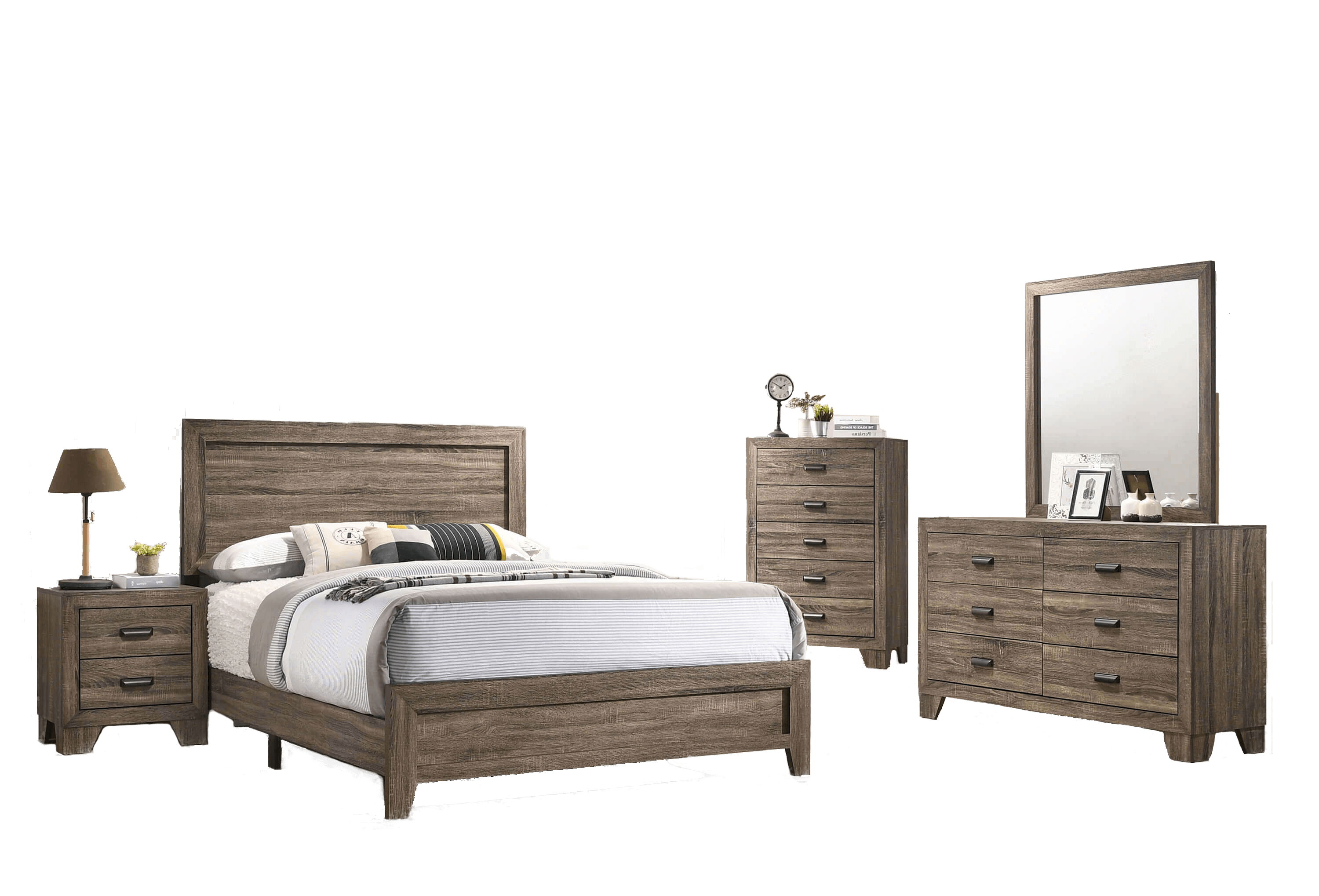 Millie gray bedroom set deals