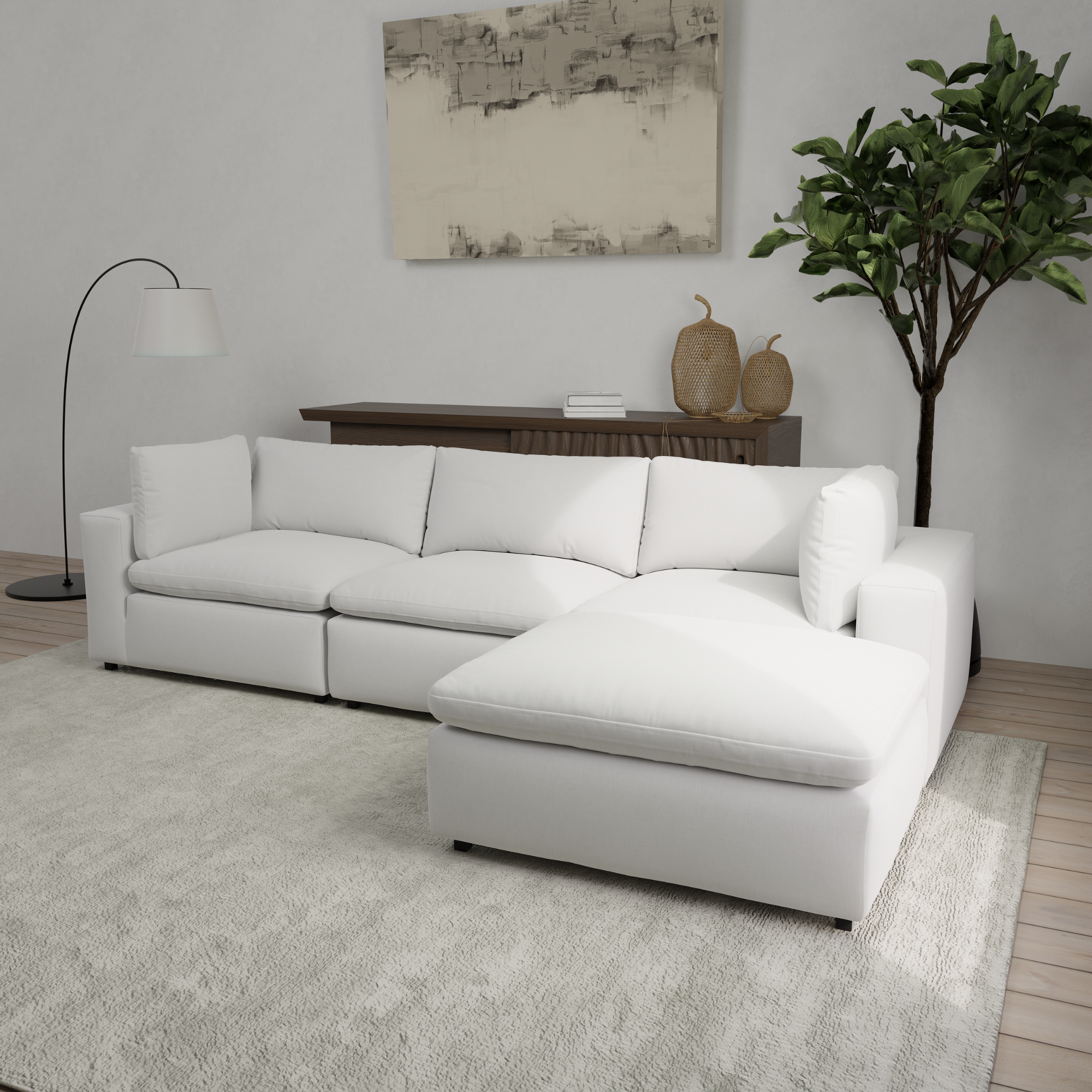 Cloud modular sofa clearance chaise sectional