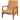 Nusa Genuine Tan Leather Lounge Chair ASY Furniture  Houston TX