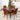 Palmer Dining set with 4 Evette Orange Dining Chairs (Walnut) ASY Furniture  Houston TX