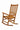 Slat Back Rocking Chair Warm Brown ASY Furniture  Houston TX