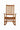 Slat Back Rocking Chair Warm Brown ASY Furniture  Houston TX
