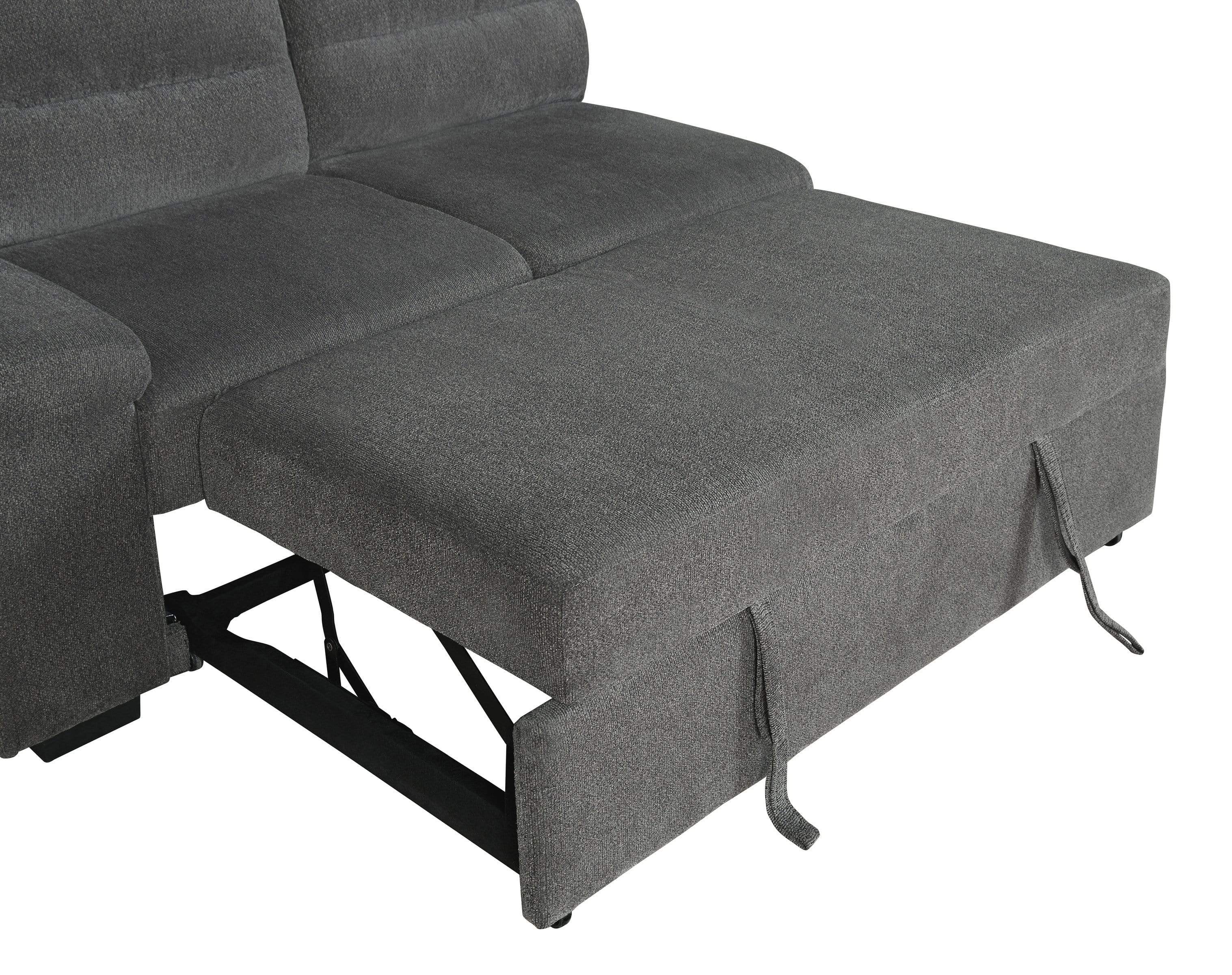 Yantis Right Chaise Sofa Sleeper Sectional By Ashley at ASY Furniture